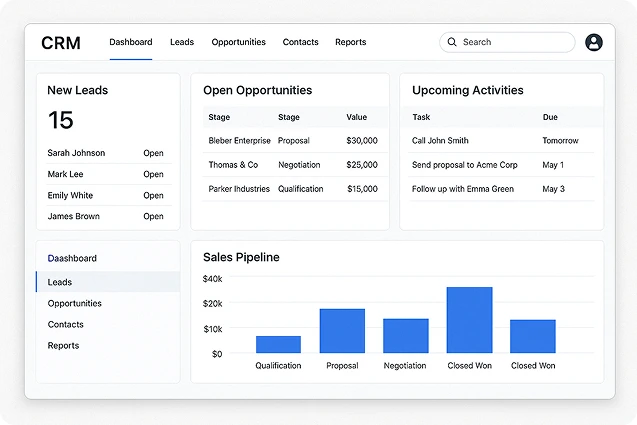 CRM Dashboard